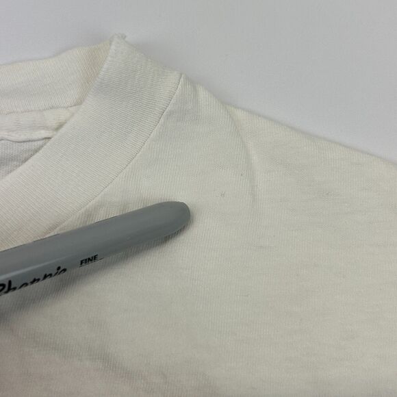 Vintage Blizzard Tecnica Ski T Shirt Mens Large Skiing Skier 80s USA Made White - Picture 4 of 16